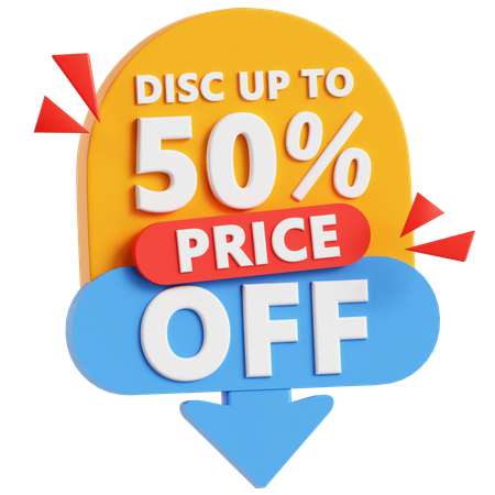 Up To 50% Off  3D Icon