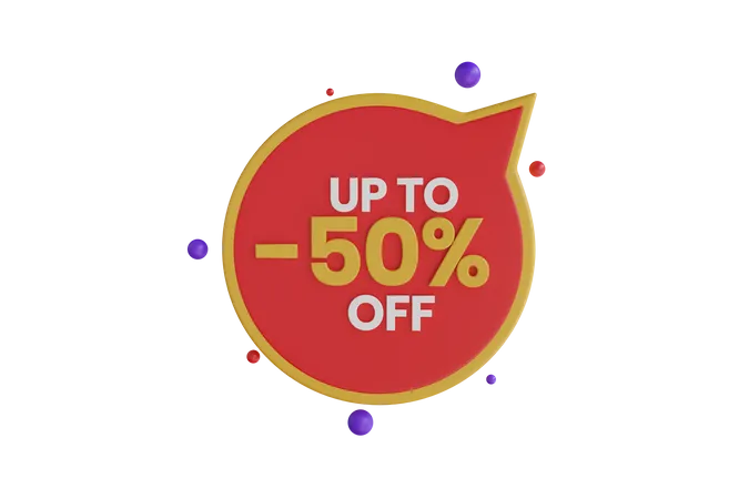 Up to 50% off  3D Icon