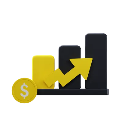 Upchart  3D Icon