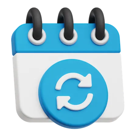 Update Calendar  3D Icon