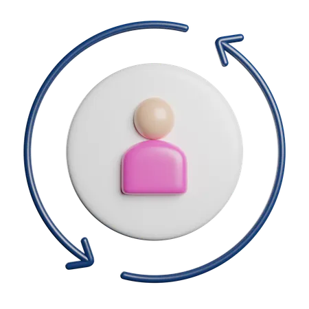 Update Follower  3D Icon