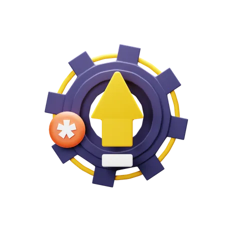 Update process  3D Icon