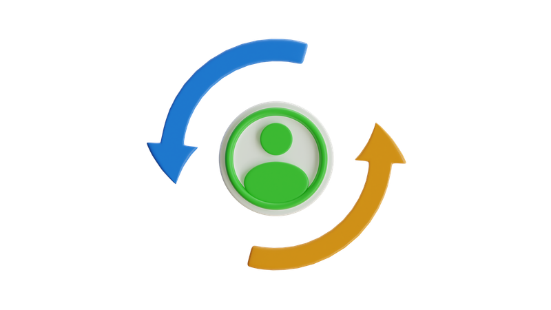 Update Profile  3D Icon