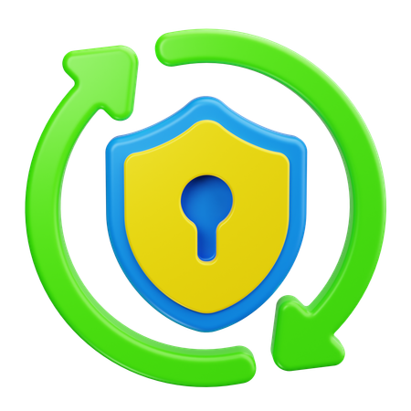 Update Security  3D Icon