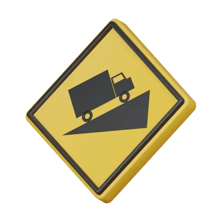 Schild „Upgrade voraus“  3D Icon