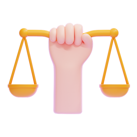 Uphold Justice  3D Icon