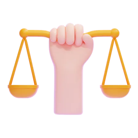 Uphold Justice  3D Icon