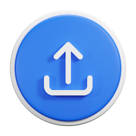 アップロード  3D Icon