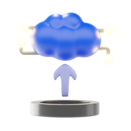 Upload  3D Icon