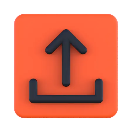 Upload  3D Icon
