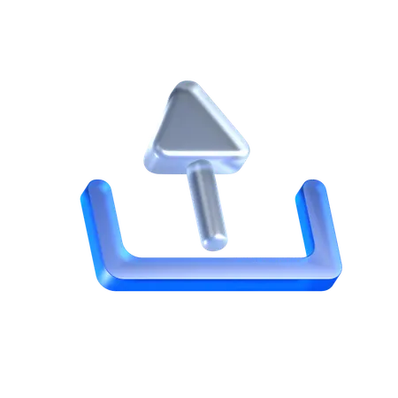 Upload  3D Icon