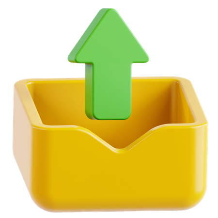 Upload  3D Icon