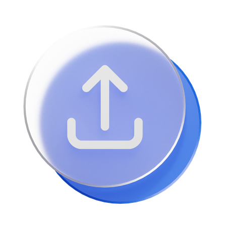 Upload  3D Icon