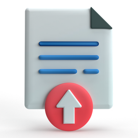 Upload  3D Icon