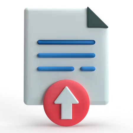 Upload  3D Icon