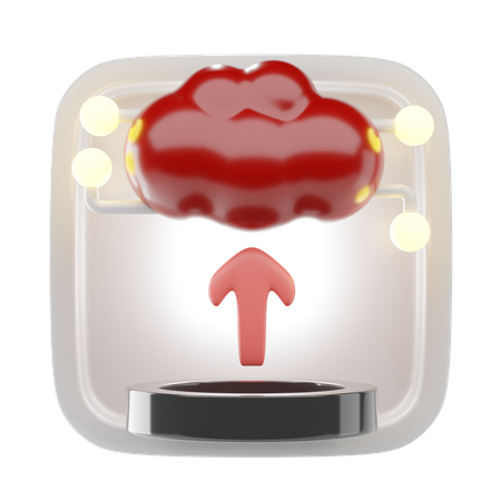 Upload  3D Icon