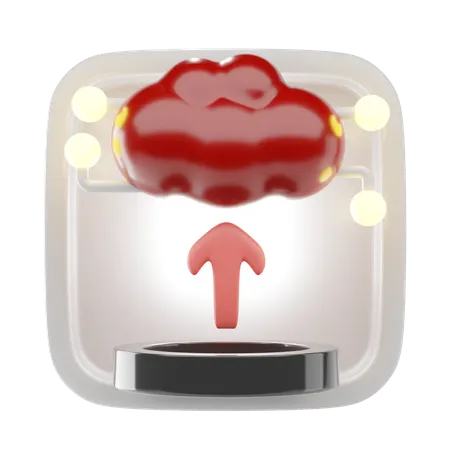 Upload  3D Icon