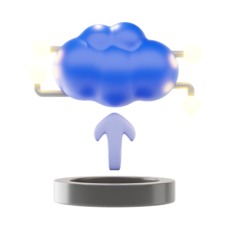 Upload  3D Icon