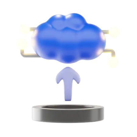 Upload  3D Icon