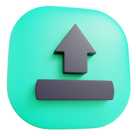 Upload  3D Icon