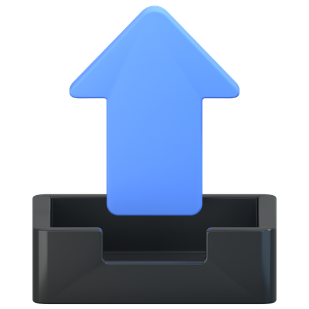 Upload  3D Icon