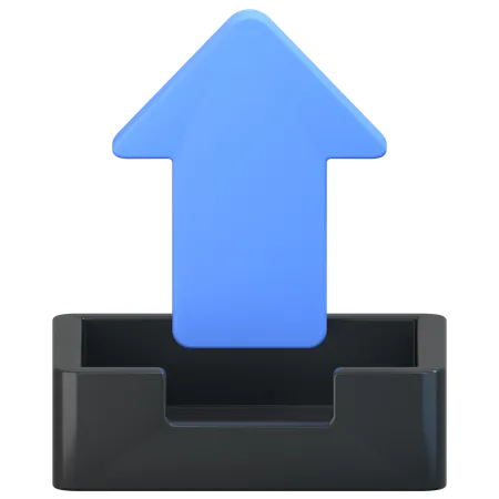 Upload  3D Icon