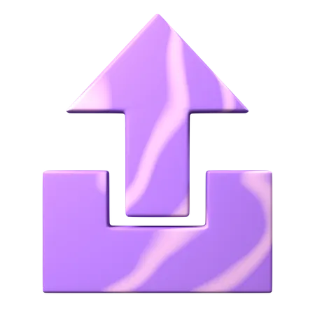 Upload  3D Icon