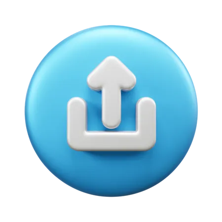 Upload  3D Icon