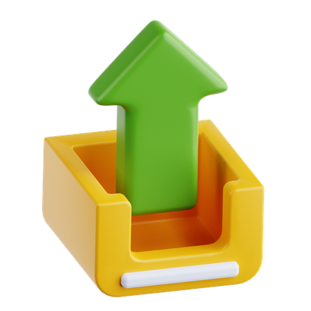 Upload  3D Icon