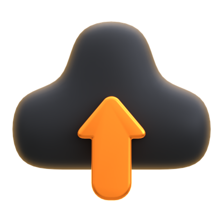 Upload  3D Icon