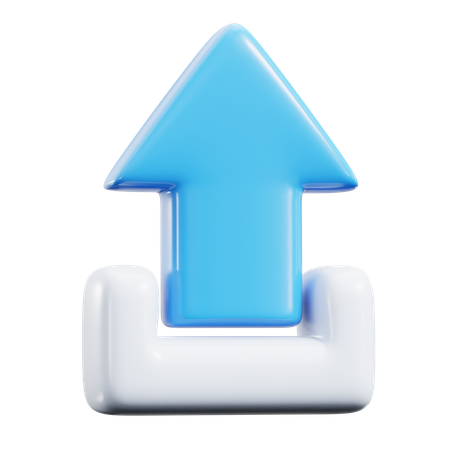 Upload  3D Icon