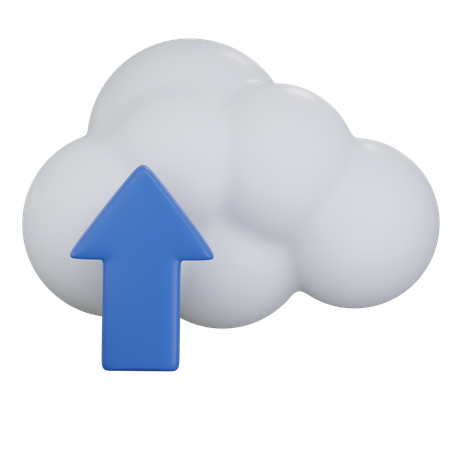 Upload  3D Icon