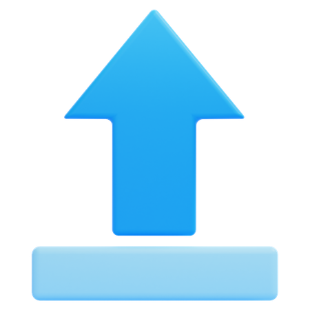 Upload  3D Icon