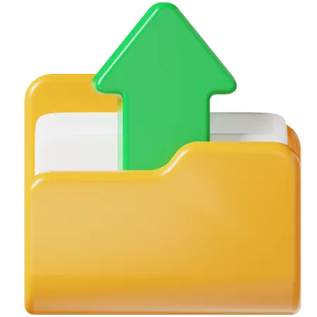 Upload File 3 D Icon 3D Icon