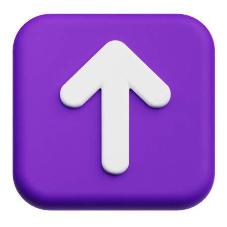 アップロード矢印  3D Icon