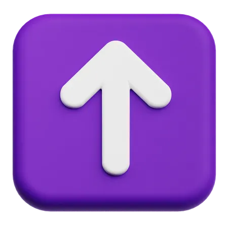 アップロード矢印  3D Icon
