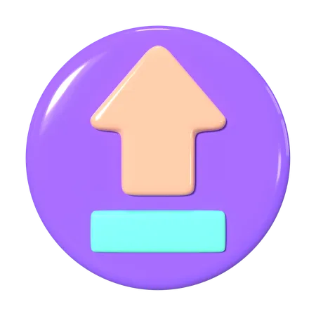 Upload Arrow  3D Icon