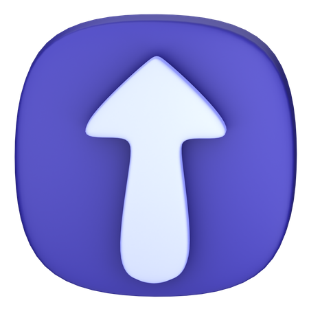 Upload Arrow  3D Icon