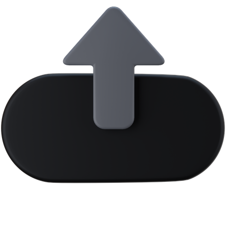 Upload Arrow  3D Icon