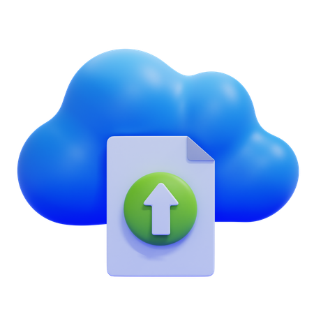 Upload Assignment  3D Icon