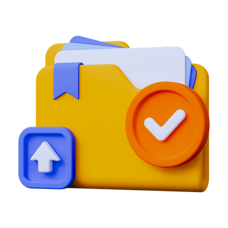 Upload Assignments  3D Icon