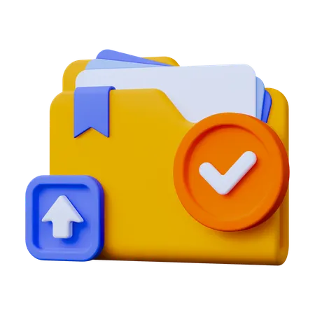 Upload Assignments  3D Icon