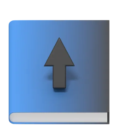 本をアップロード  3D Icon