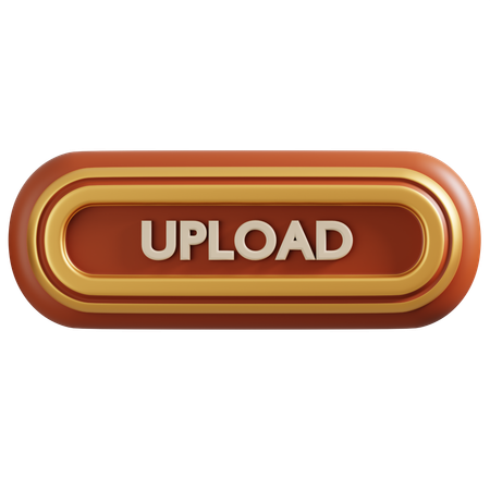 Upload button  3D Icon