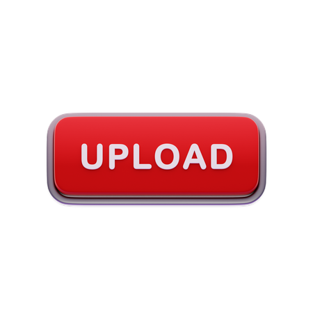 Upload button  3D Icon