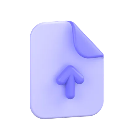 Datei hochladen  3D Icon