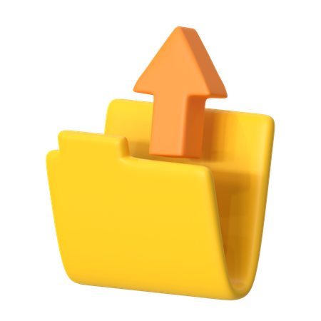 Upload File  3D Icon