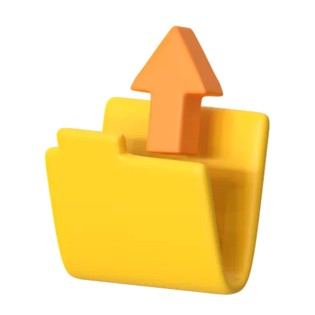 Upload File  3D Icon