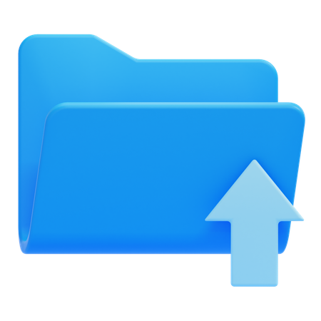 Upload File  3D Icon