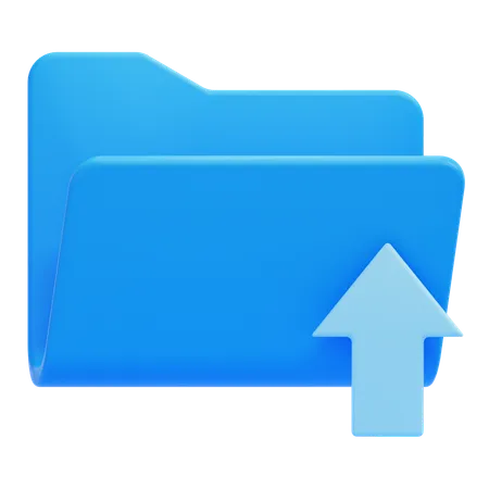 Upload File  3D Icon